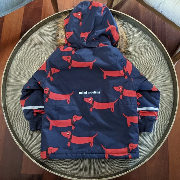 MINI RODINI K2 Dog Parka 92/98 - Picture 2 of 4